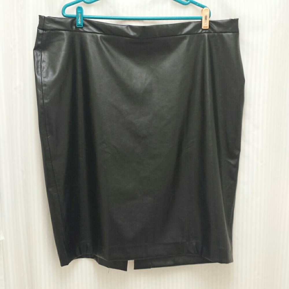 Faux Leather Skirt